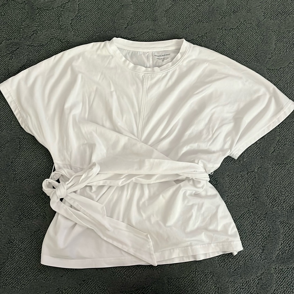 Banana Republic tee with wrap